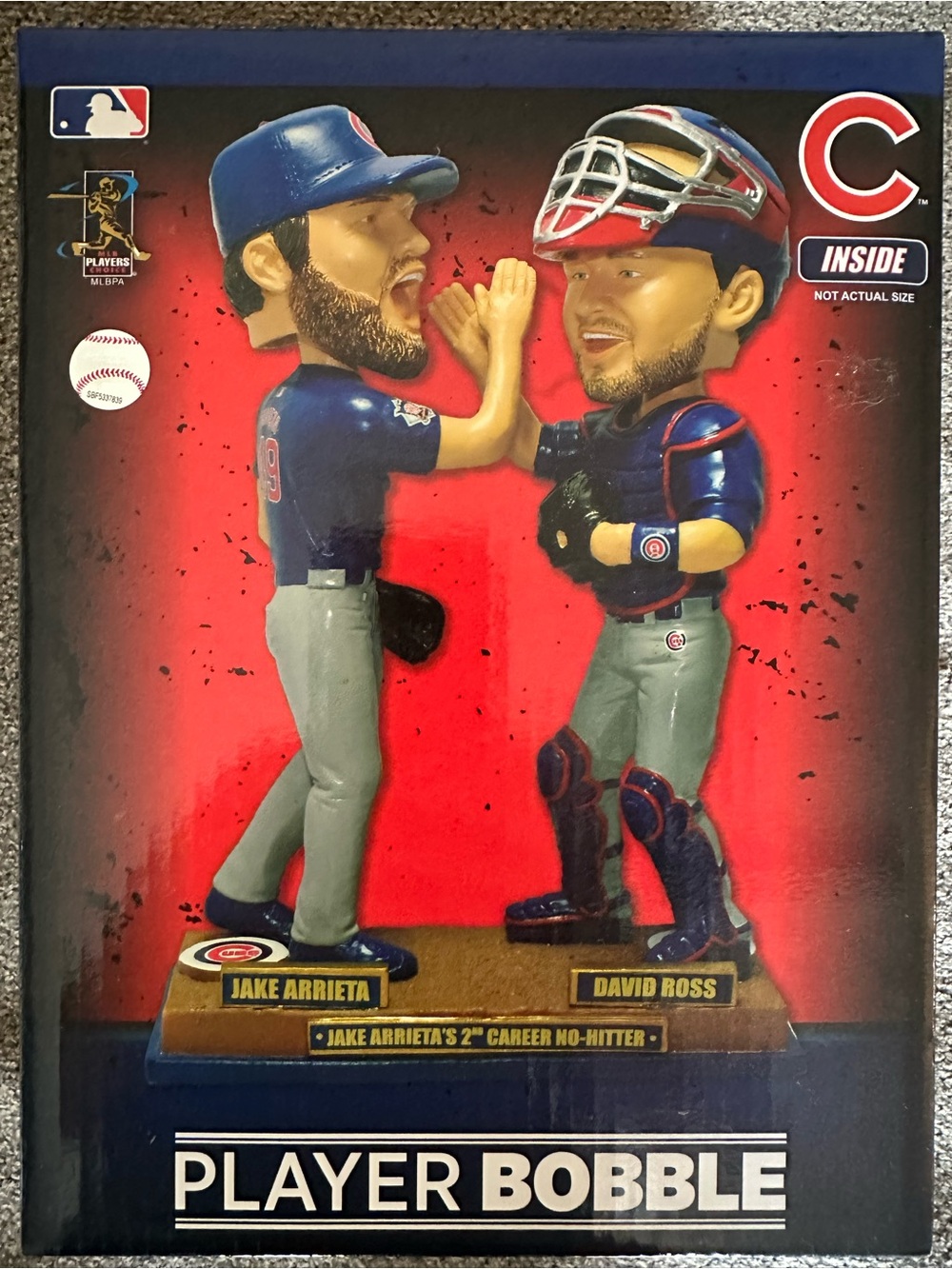 NIB Chicago Cubs Arrieta Ross 2nd No Hitter Bobblehead Forcer Collectibles